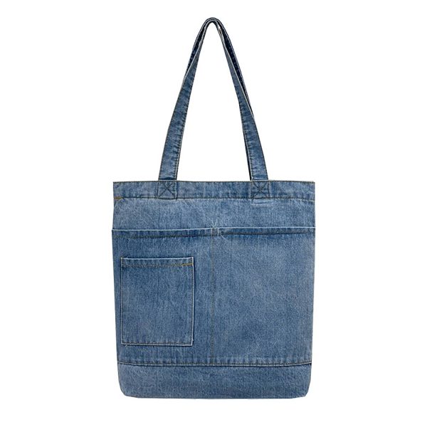 Denim Canvas Bag - Image 2