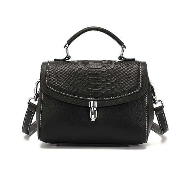 Genuine Leather Casual shoulder cross-body women's bag - Image 2