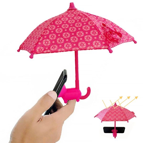 Mobile Phone Holder W/ Mini Umbrella