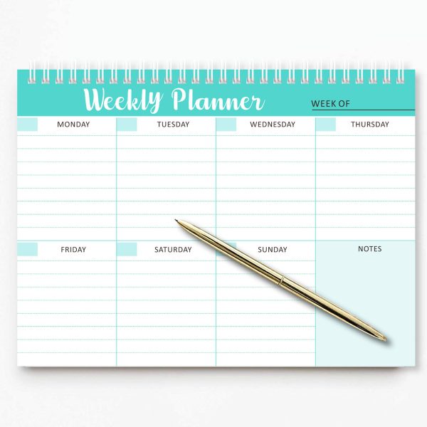 Paper Time management humbucker weekly planner