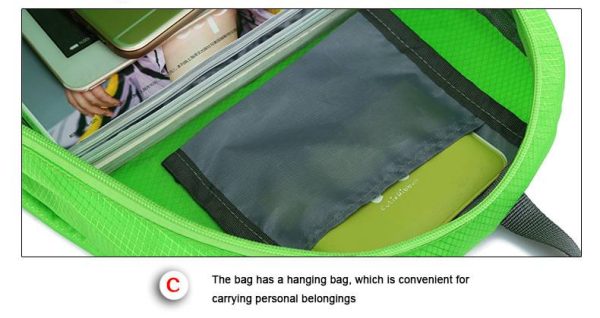 Lightweight Packable Water Resistant Backpack for Travel - Image 6