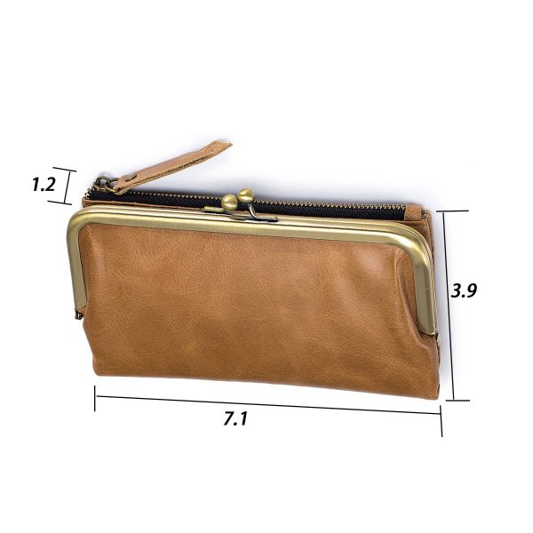 Geniunne Leather long handheld wallet - Image 8