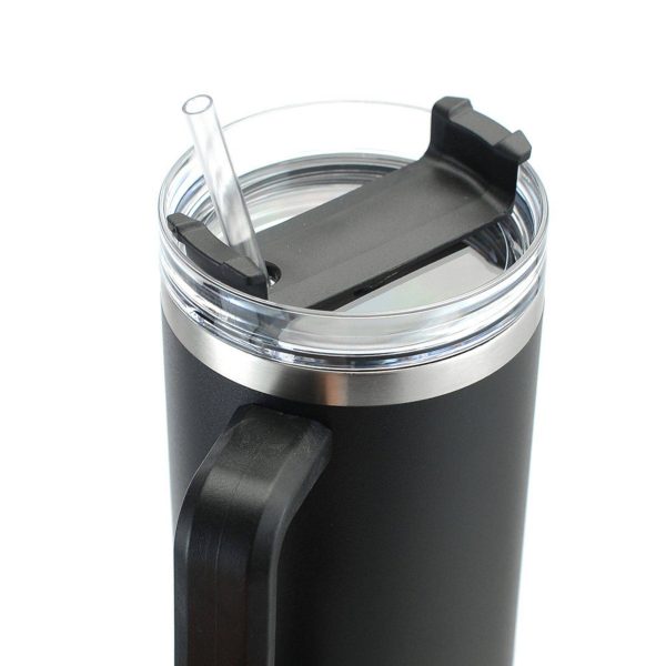 40 Oz Large Capacity Stainless Steel Car Cup With Handle - Image 3