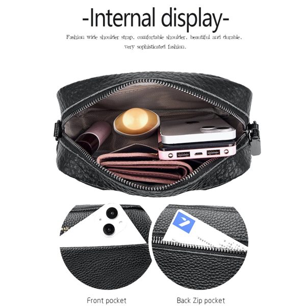 Small Genuine Leather Crossbody Purse for Women - Image 6