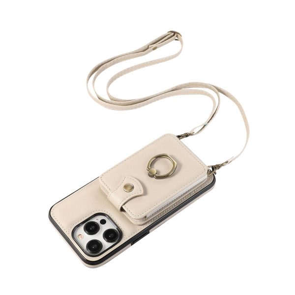 PU Leather Crossbody Phone Case w/ Wallet and Stand - Image 3