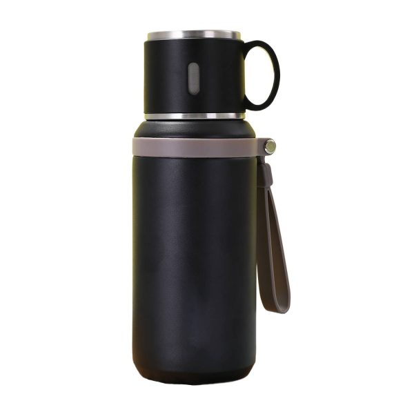 20Oz Travel Stainless Steel Insulated Water Bottle W/ Cup - Image 3