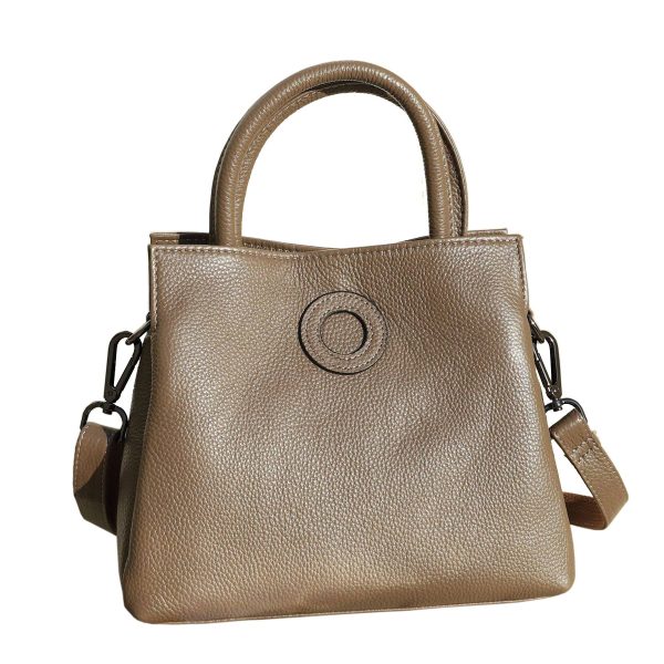 Genuine Leather large capacity stylish Bucket tote bag