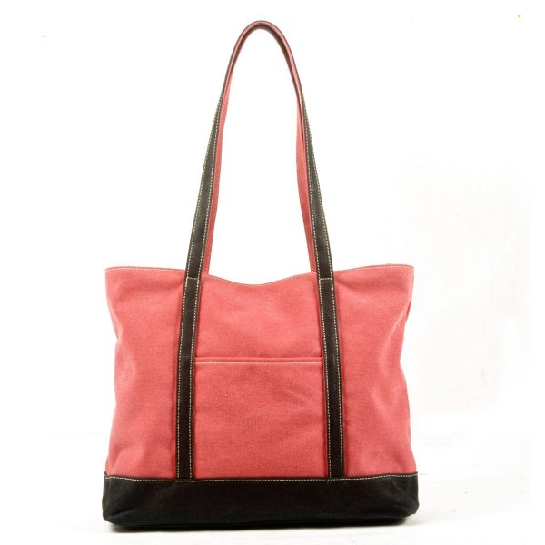 Multicolor Canvas Water-resistant Tote Bag - Image 4
