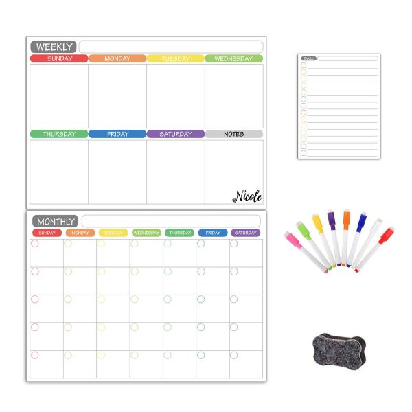 Magnetic Calendar Whiteboard Planner - Image 3