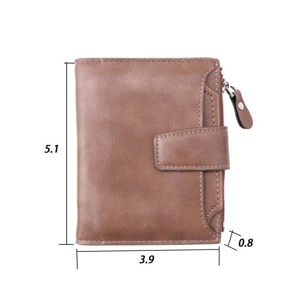 PU folding buckle small wallet - Image 3