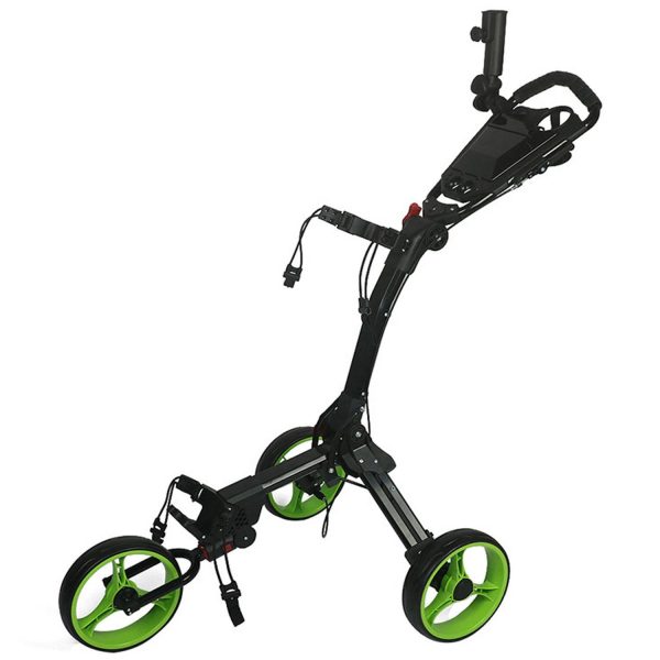 3 Wheel Foldable Lightweight Aluminum Golf Push Cart - Image 3