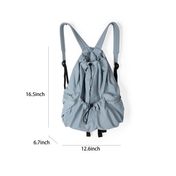 Nylon Breathable Drawstring Backpack - Image 8