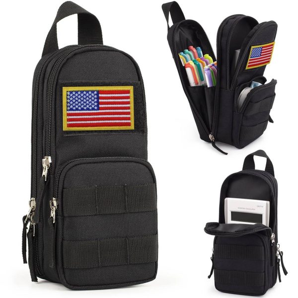 Large Capacity Canvas Pencil Storage Bag - Image 2