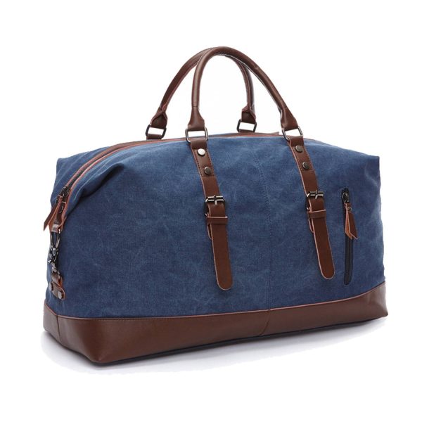 Vintage Canvas Duffle Bag - Image 4