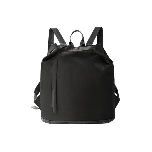 Compact Waterproof Polyester Gym Backpack Shoe Compartment - Image 4
