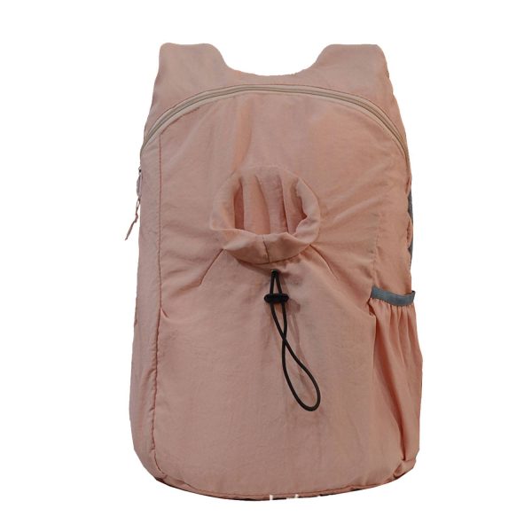 Lightweight Foldable Nylon Backpack w/ Casual Design - Image 4