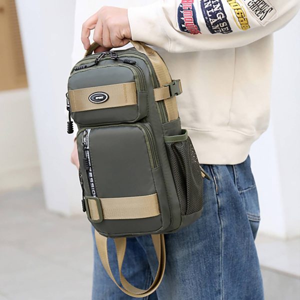 Multi-Pocket Men'S Waterproof Chest Bag - Image 7