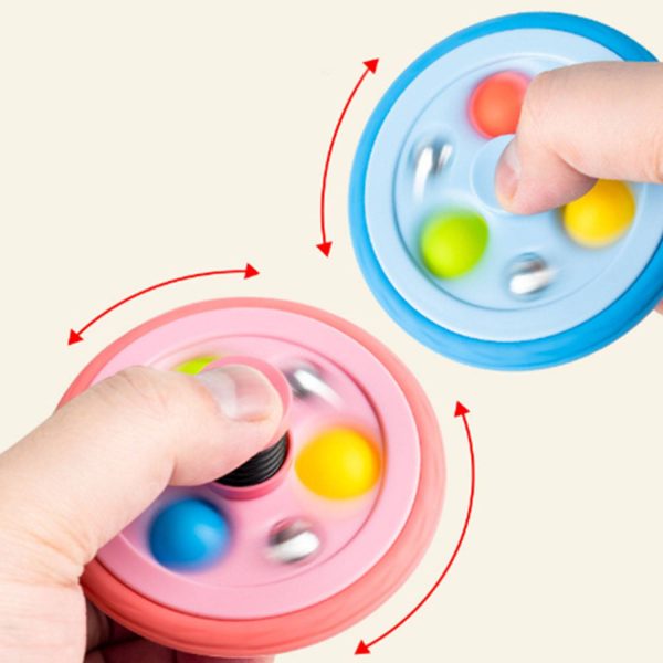 Educational Fidget Spinner Bouncing Tire Stress Relief Toy - Image 5