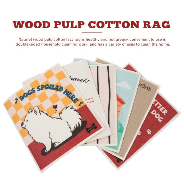 Biodegradable Non-Greasy Wood Pulp Sponge Cloth - Image 6