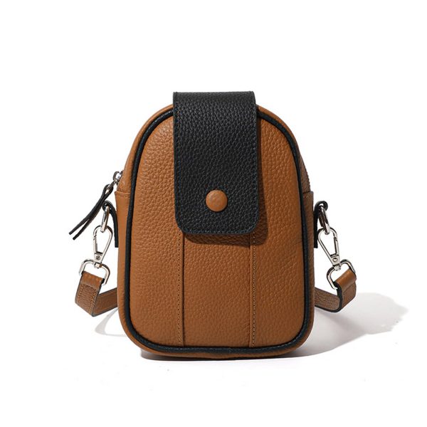Genuine Leather Multifunctional cross-body phone bag - Image 3