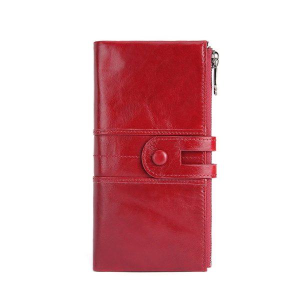 Large Leather Women Wallet - Image 2