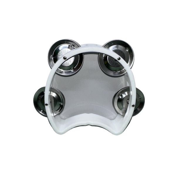 Kids' Plastic Tambourine Toy w/ 4 Bells for Fun - Image 3