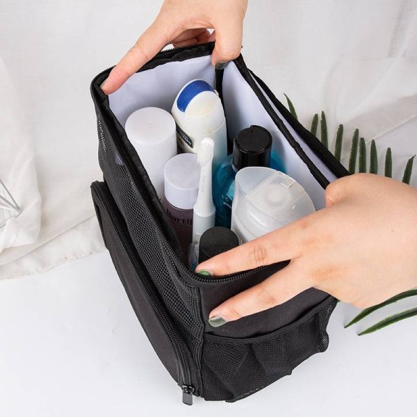 Foldable Mesh Water Resistant Makeup Bag - Image 4