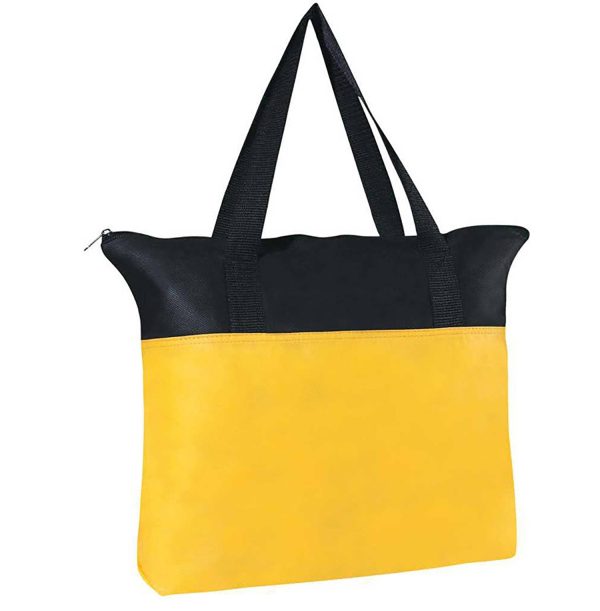 Reusable Non Woven Two-Tone File Bag w/ Handle - Image 4