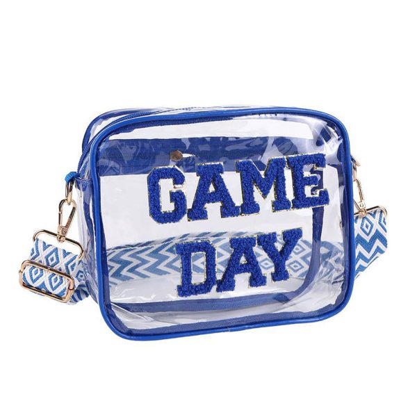 Portable Travel Transparent PVC Makeup Crossbody Bag - Image 4