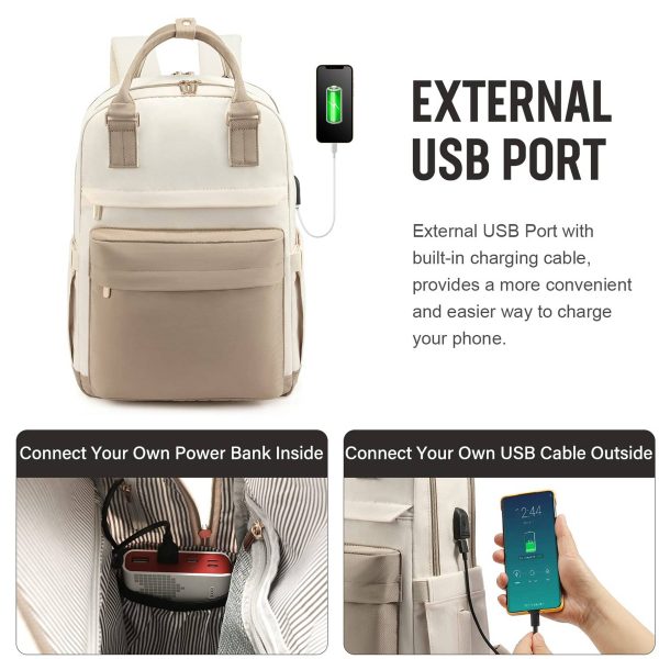 Nylon Business Travel Computer Backpack - Image 11