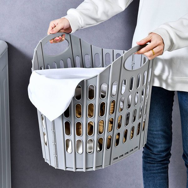 Polypropylene Wall-mounted laundry basket for home use - Image 5