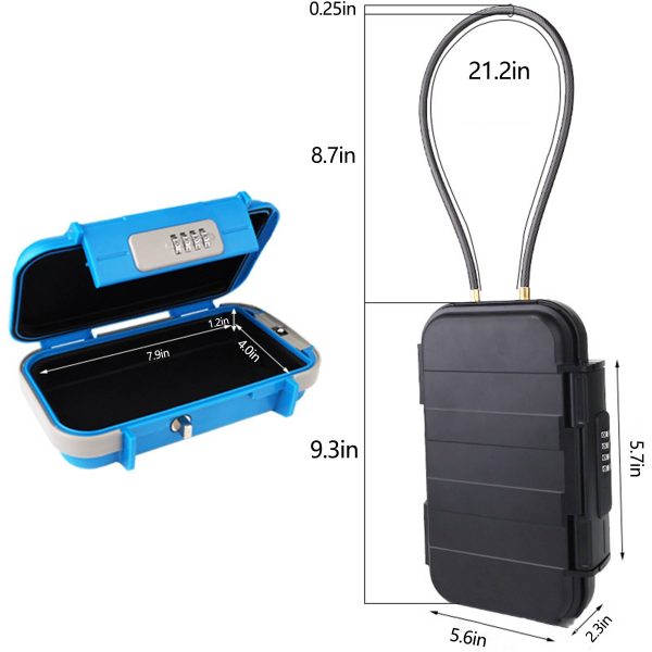 Waterproof Anti-Theft Mini Travel Portable Lock Box - Image 7