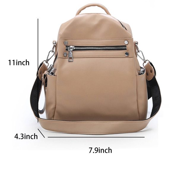 PU Leather Women Backpack Purse - Image 5