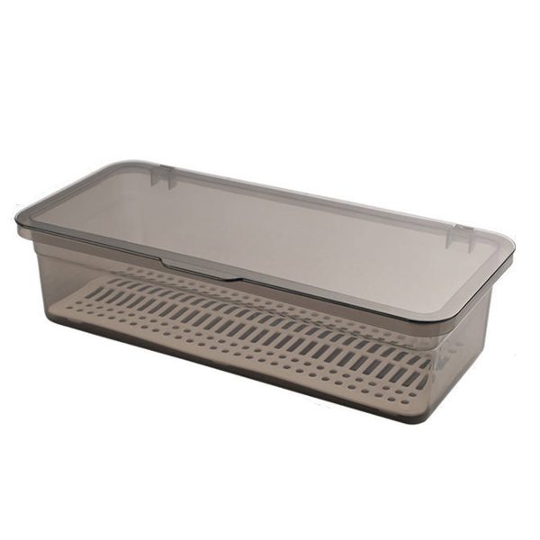 Plastic dust-proof drain chopstick holder