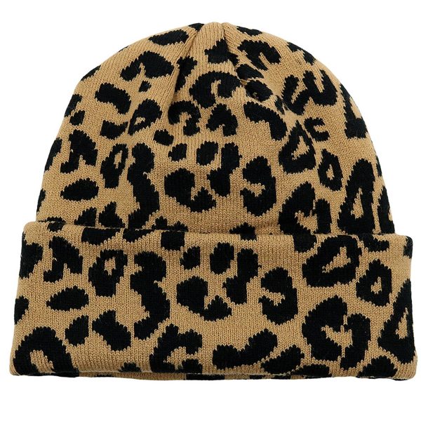 Spotted Knit Cap Cow Stripes Beanie - Image 7