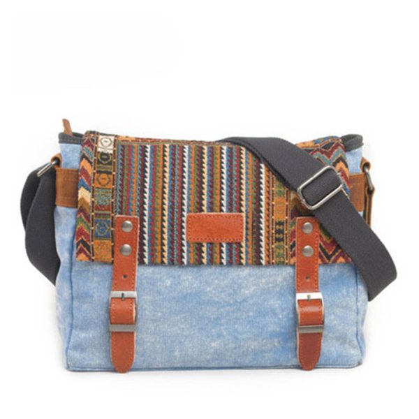 Canvas Messenger Bag for Women