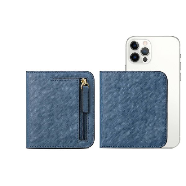 Small Compact Bifold Luxury Genuine Leather Pocket Wallet - Image 2