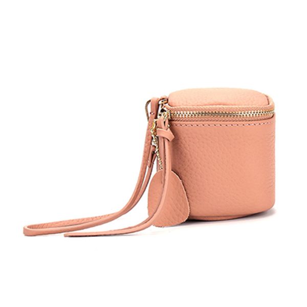 Genuine leather women's mini carrying coin bag - Image 6
