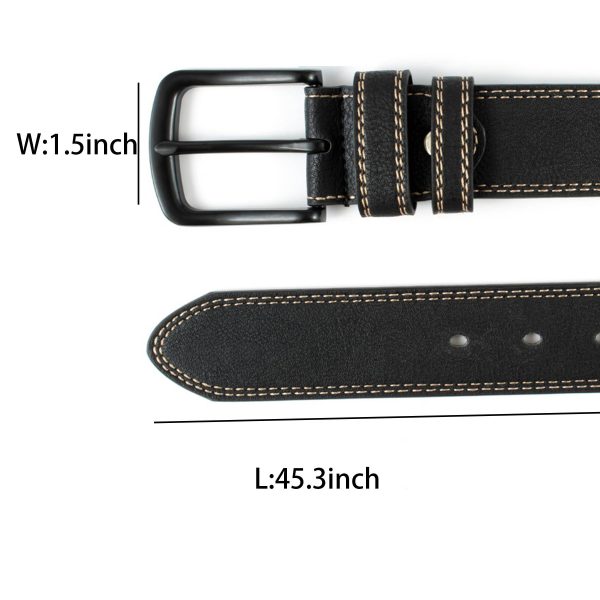 Men's Leather Belt - Image 3