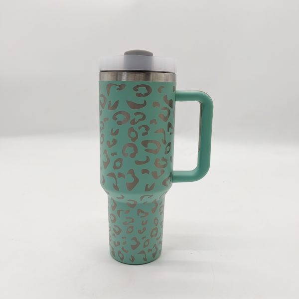 40 oz Leopard Print Water Bottle