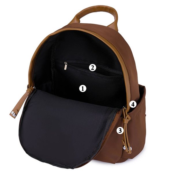 Ladies PU Leather Backpack - Image 3