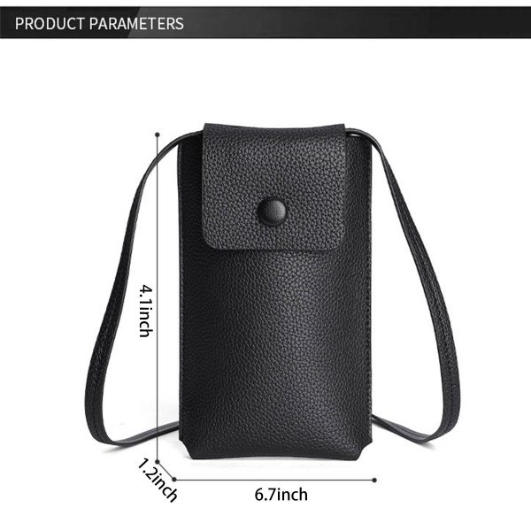 Pu Small Mobile Phone Crossbody Bag - Image 7