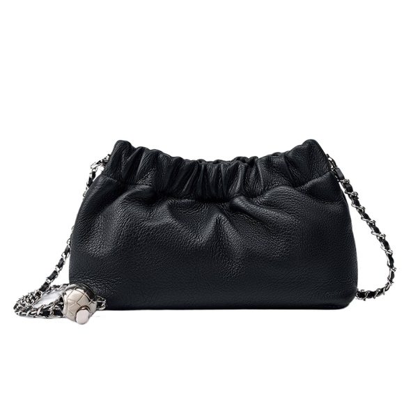 Compact Adjustable Genuine leather Women Crossbody Bag - Image 2