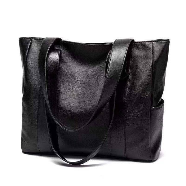 Large Capacity PU Leather Tote Bag