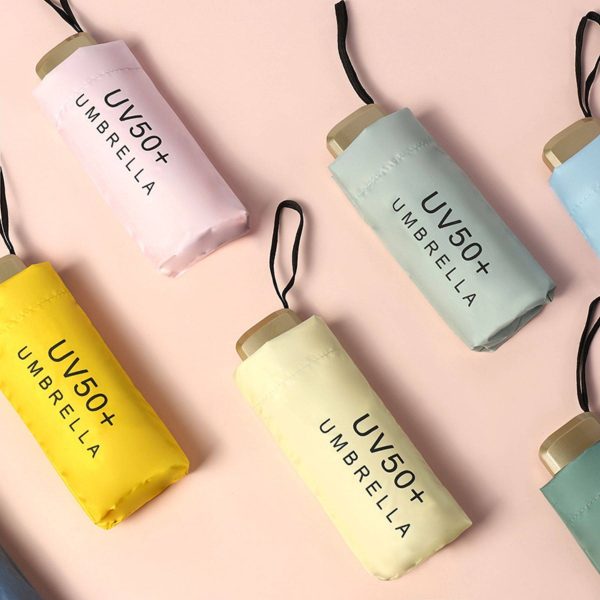 Ultralight mini sunscreen folding umbrella