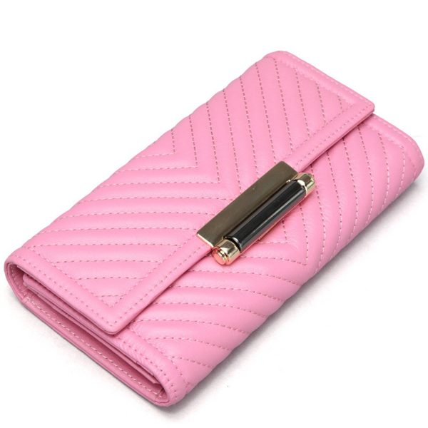 Genuine Leather Embroidered Multifunctional Wallet