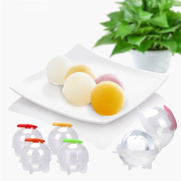 4 PCS Round Ice Cube Molds