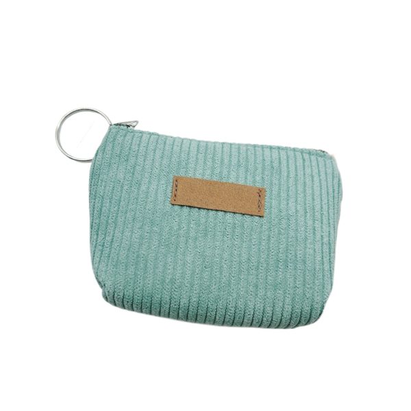 Compact Durable Hand Held Canvas Wallet w/ Zipper Closure - Image 6