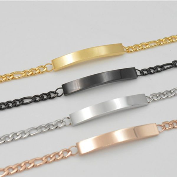 Engraveable Titanium Steel Bracelet - Image 5