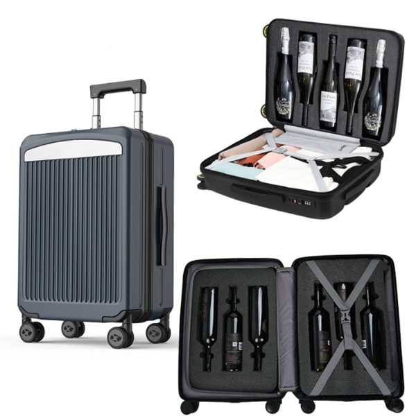 6 Bottle Wine Suitcase